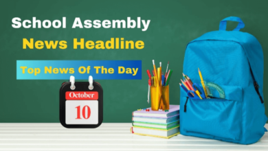 today's national news headlines in english for school assembly