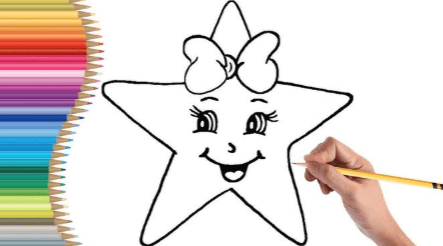 Cute:0scen_Kywfq= Star Drawing