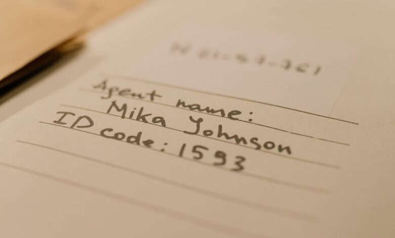 registry lookup findings for five numbers